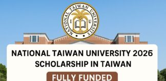 National Taiwan University Scholarship 2025–2026 in Taiwan | Fully Funded National Taiwan University Scholarship 2025–2026 in Taiwan | Fully Funded