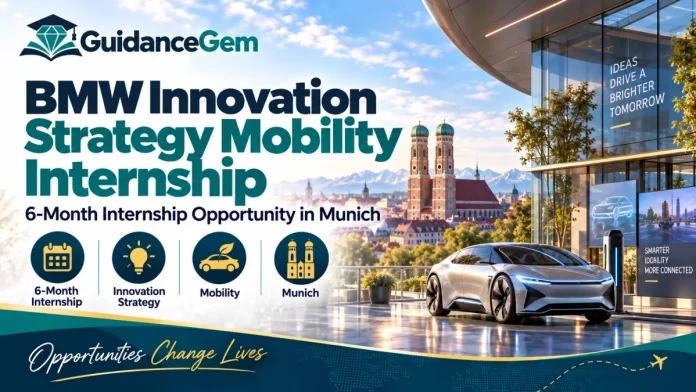 BMW Innovation Strategy Mobility Internship