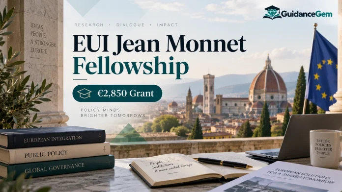 EUI Jean Monnet Fellowship