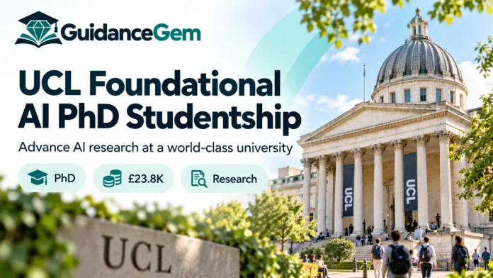 UCL Foundational AI PhD Studentship