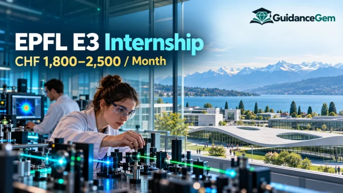 EPFL E3 Internship