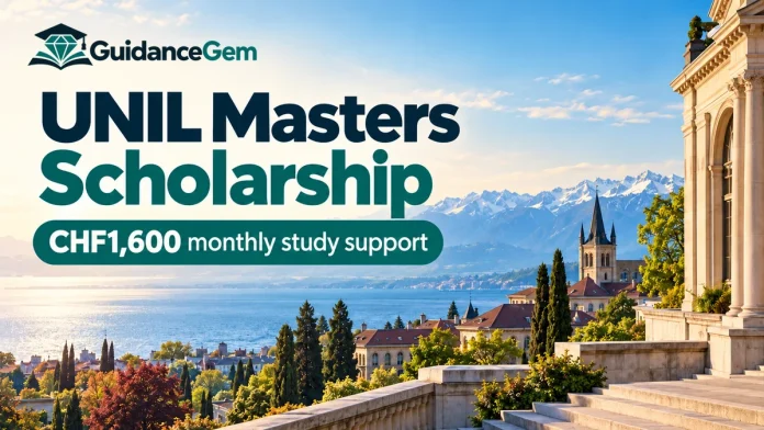 UNIL Masters Scholarship